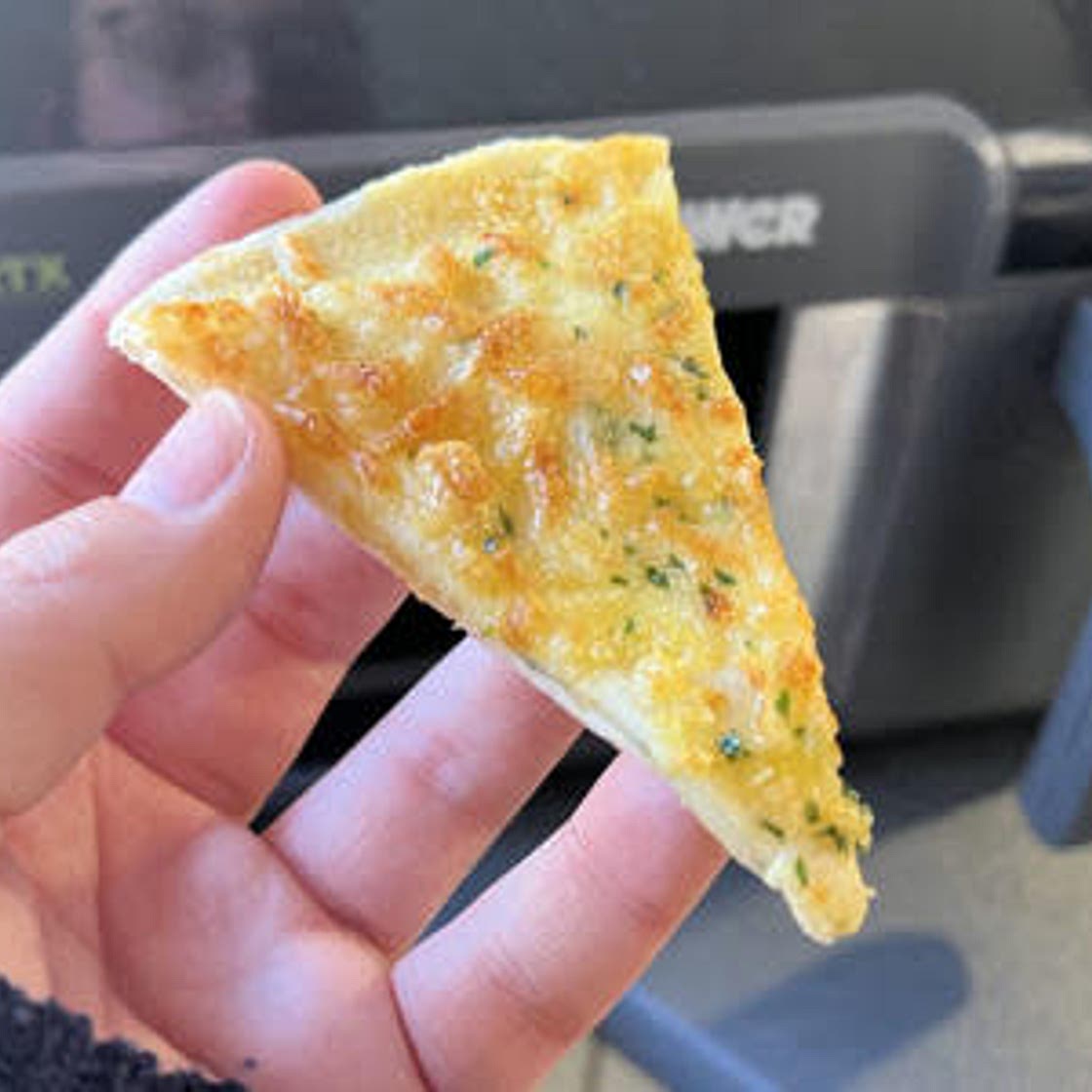Air fryer garlic bread