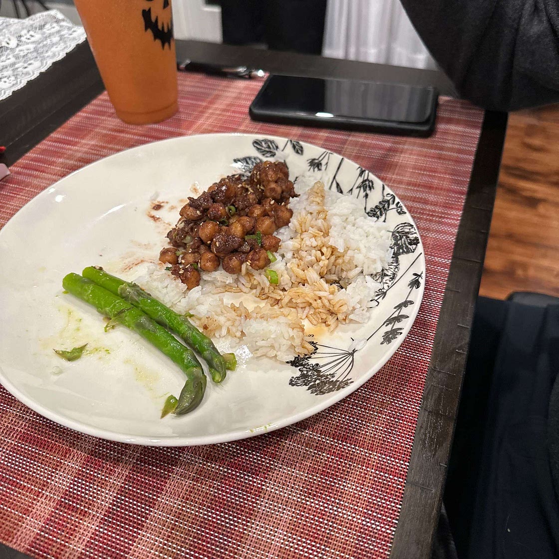 Sticky Sesame Chickpea