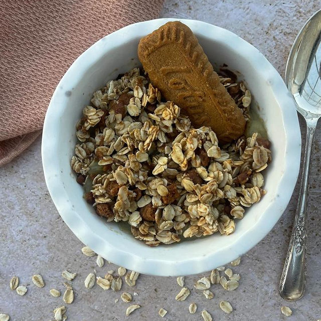 Biscoff Breakfast Crumble 😋