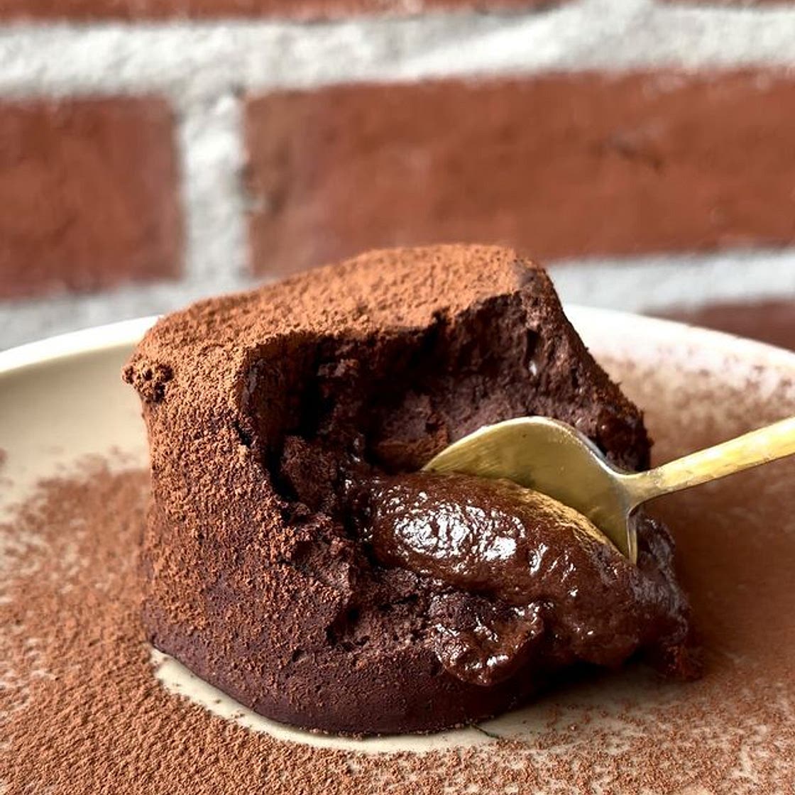 Protein lava cake
