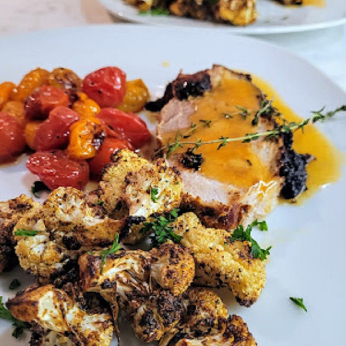 Charred Chili Lime Cauliflower
