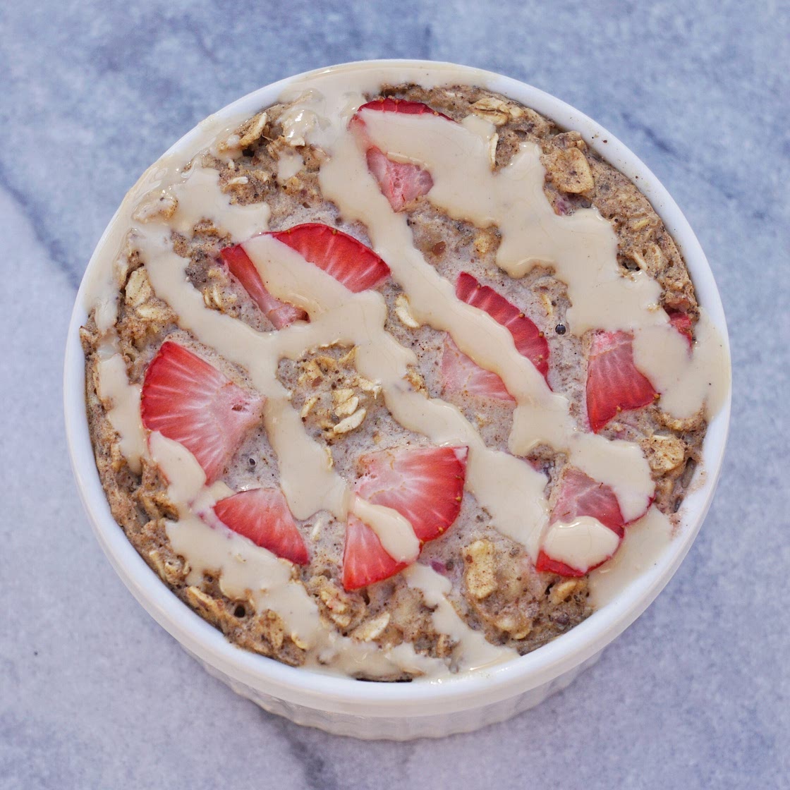 Strawberry Shortcake Baked Oatmeal