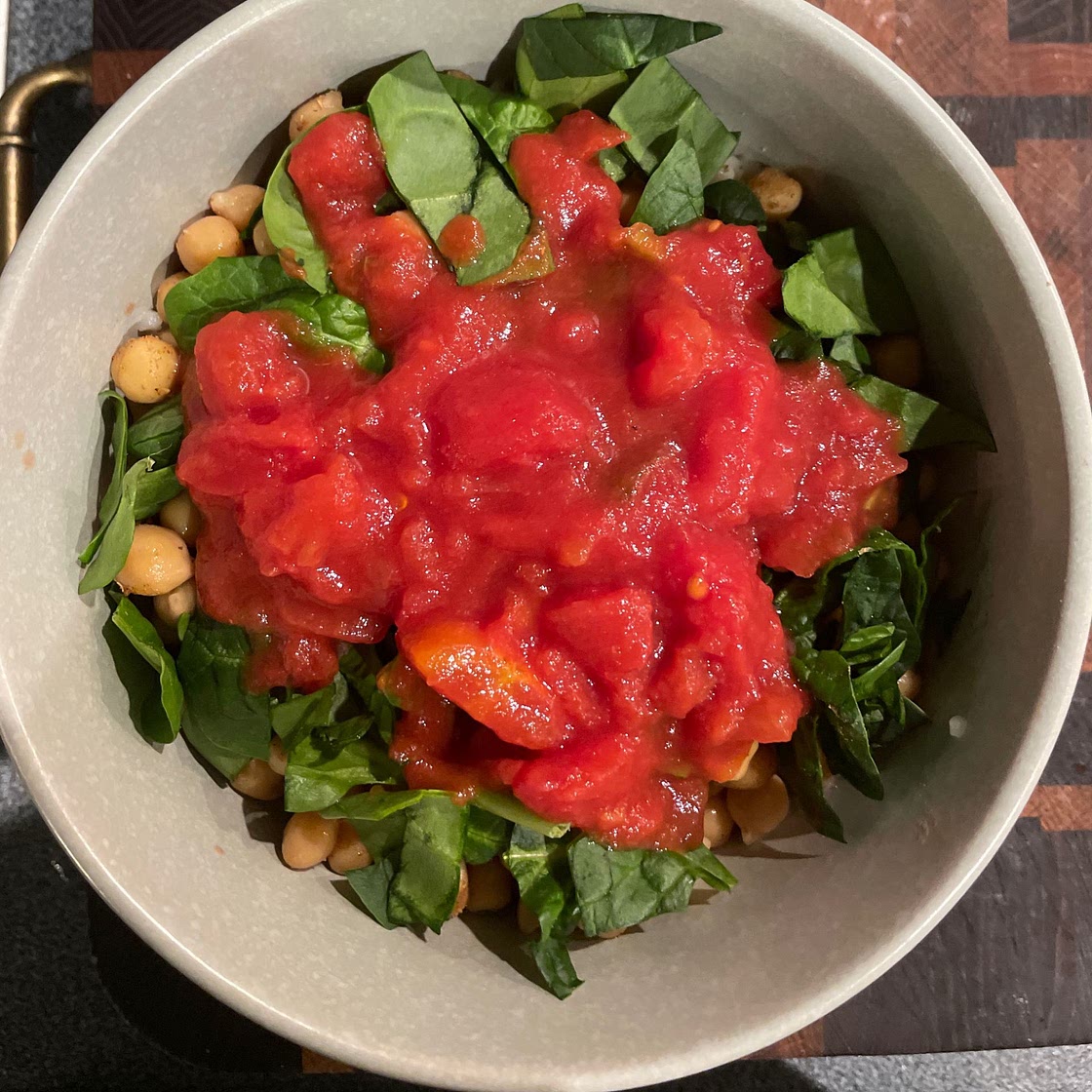 Moroccan chickpea tagine