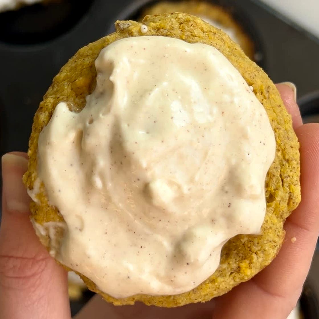 Whole Orange Blender Oat Breakfast “Cupcakes”