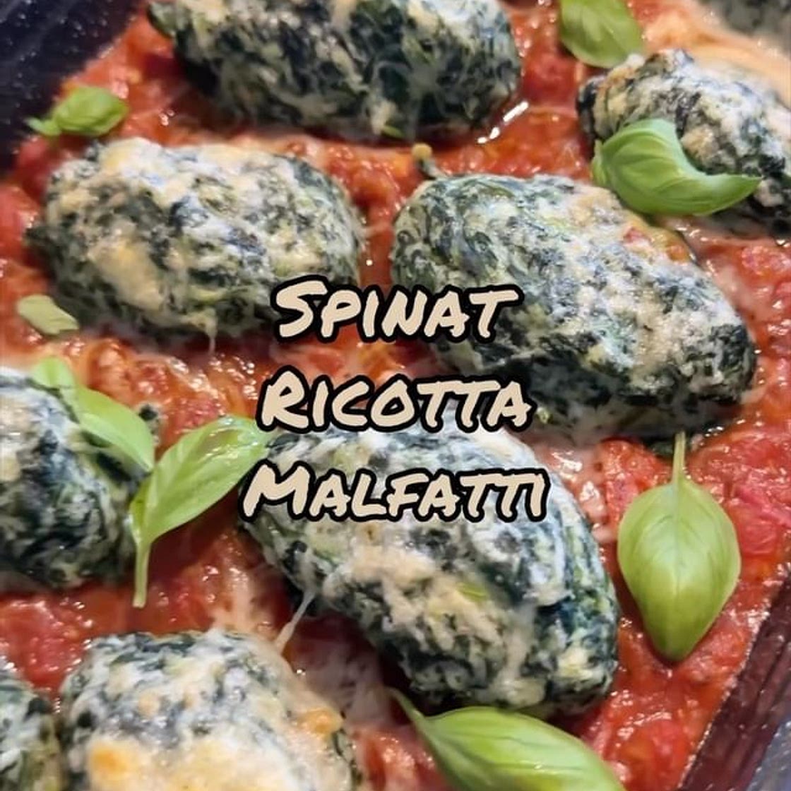 Spinat Ricotta Malfatti