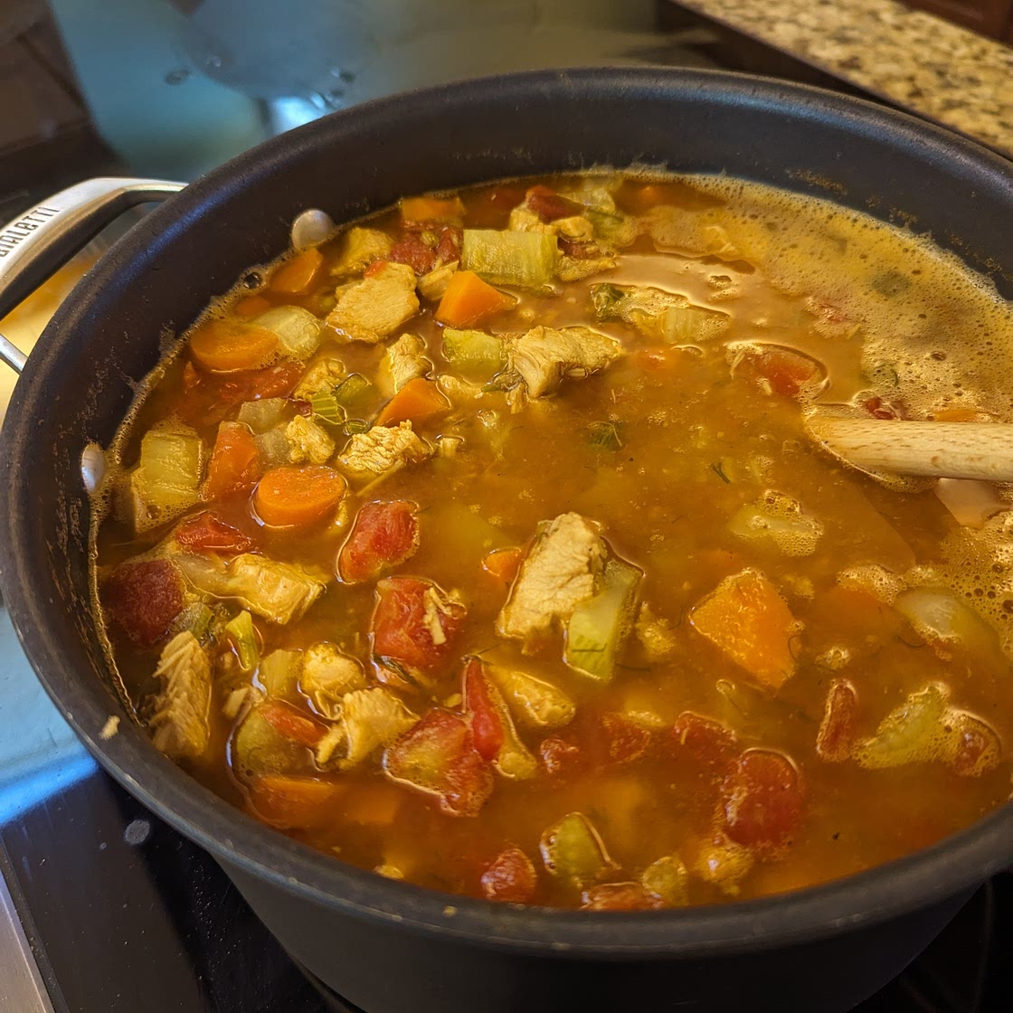 Turkey Vegtable and Lentil Soup