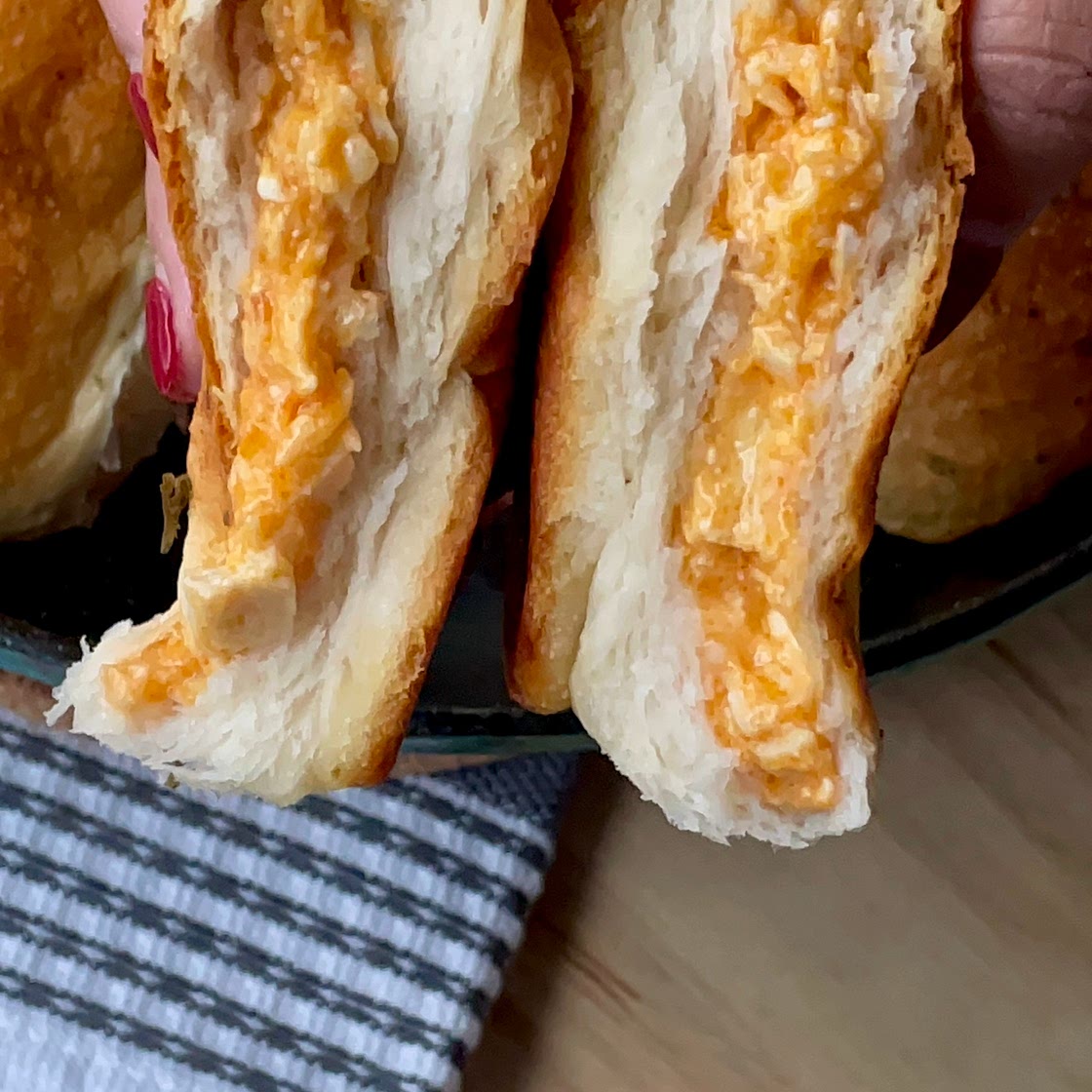 Buffalo chicken bombs
