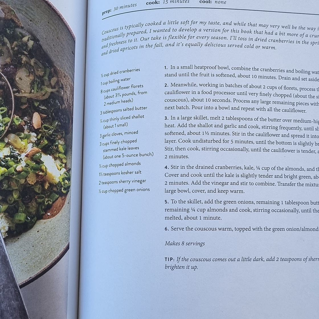 Cauliflower couscous