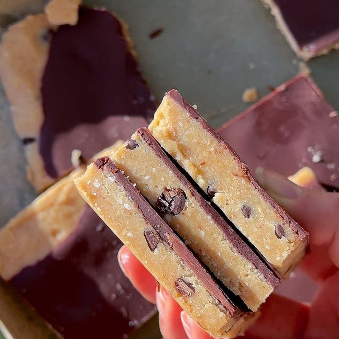 No bake cookie dough bars 
