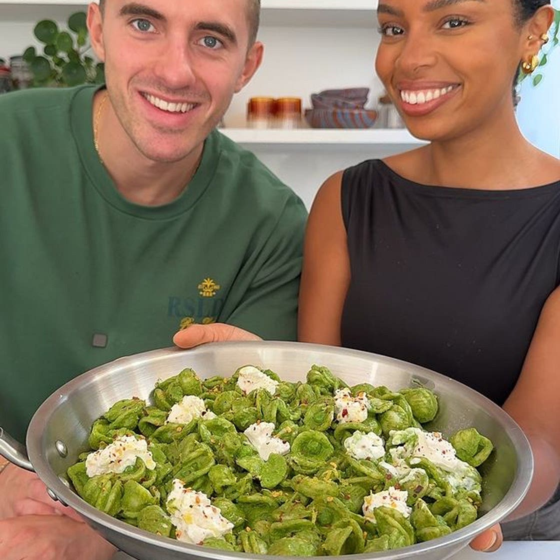 Double Green Orecchiette! 🌱 HAPPY VEGANUARY!
