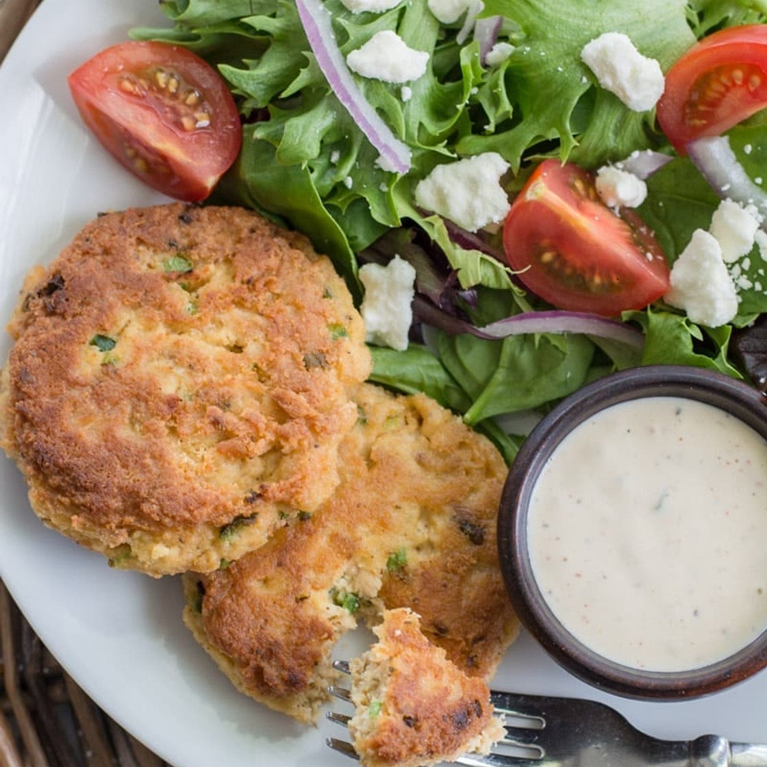 Crispy Keto Salmon Patties Recipe