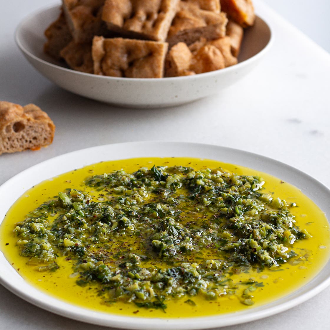Sizzled Jalapeño Dipping Oil