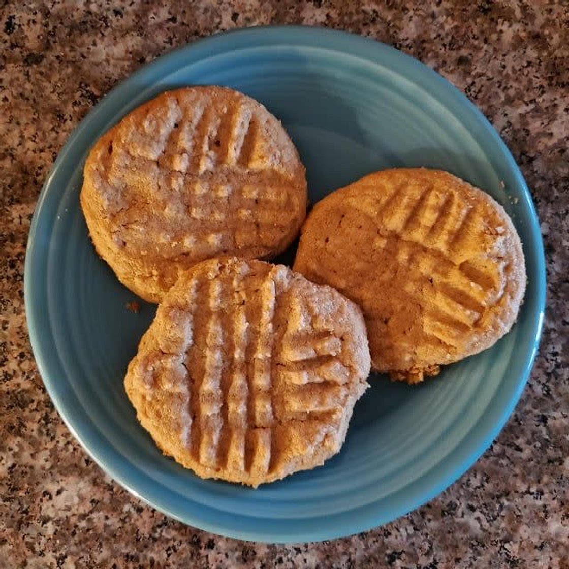 Magic peanut butter cookies 