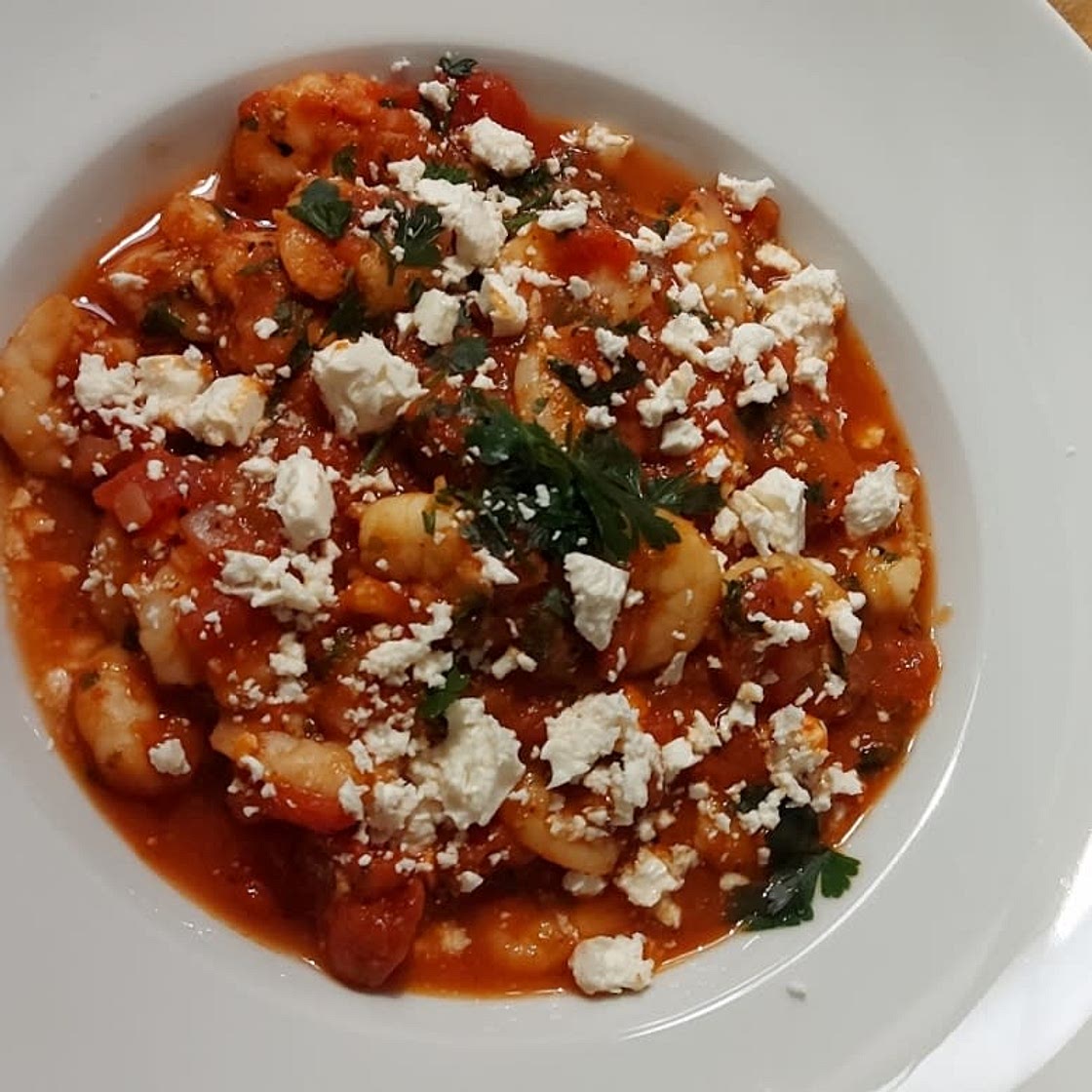 Award-Winning Shrimp Saganaki (Greek Shrimp with Feta)
