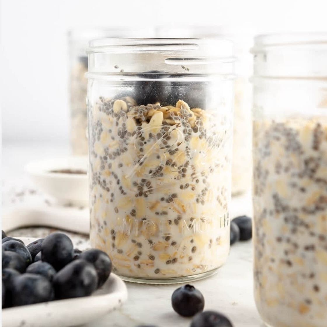 Over Night Mason Jar Oats