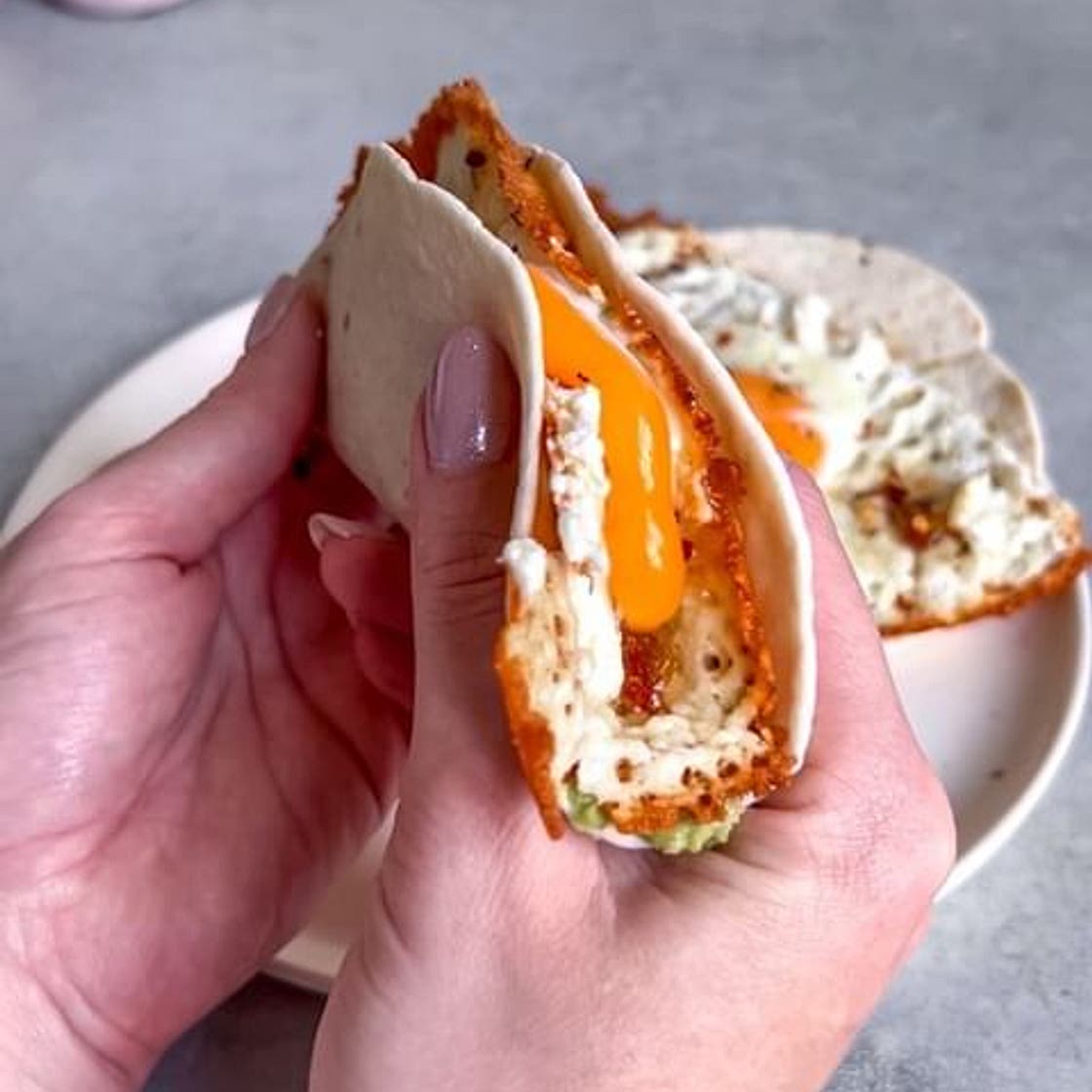 Crispy Feta Eggs With Chili Honey