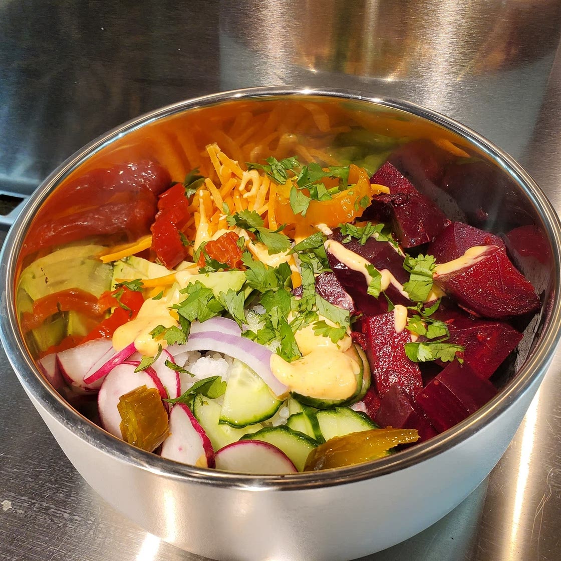 Vegan Poke Bowl with Beets