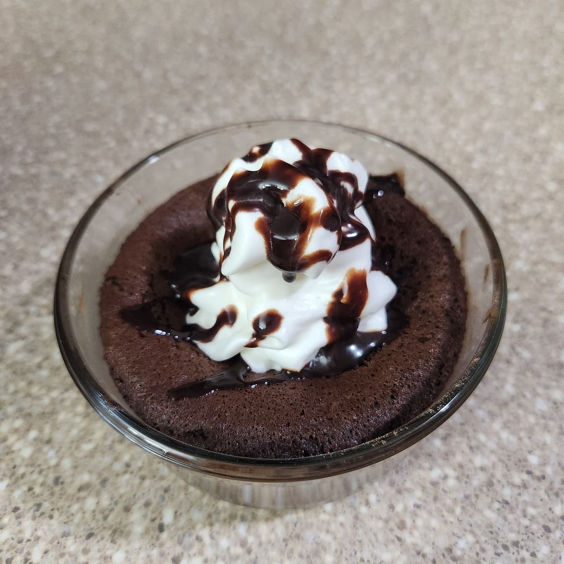 Single Serve Double Chocolate Cookie “Skillet”