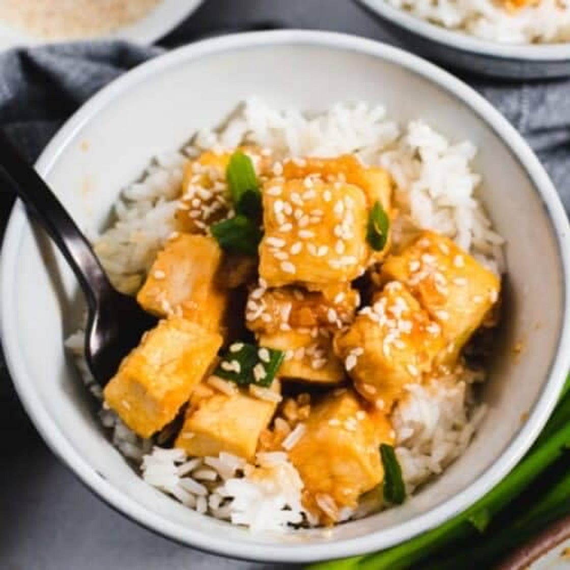 Baked Sesame Tofu