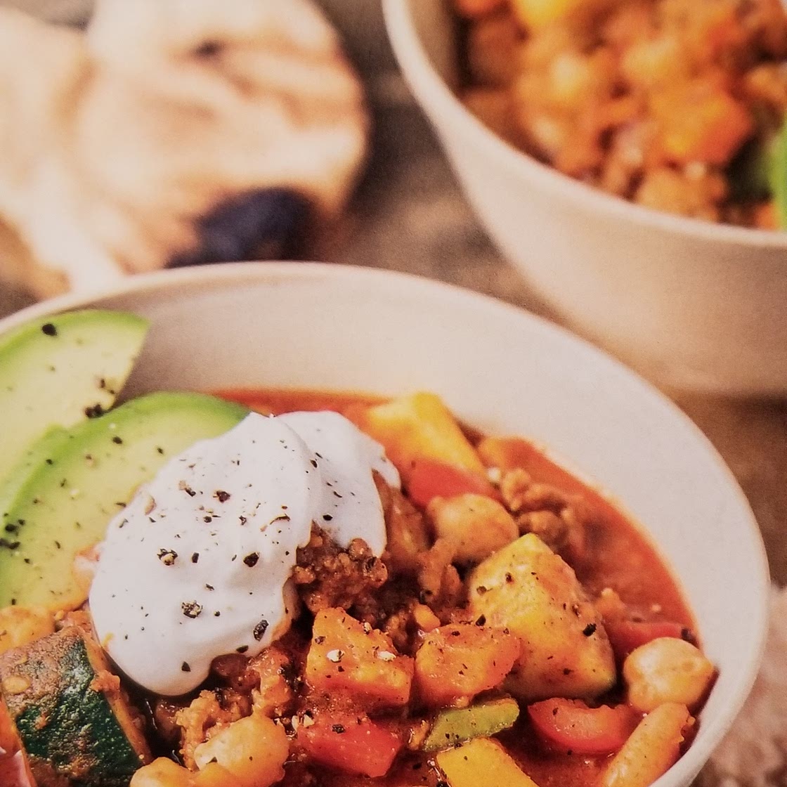 Moroccan turkey chili
