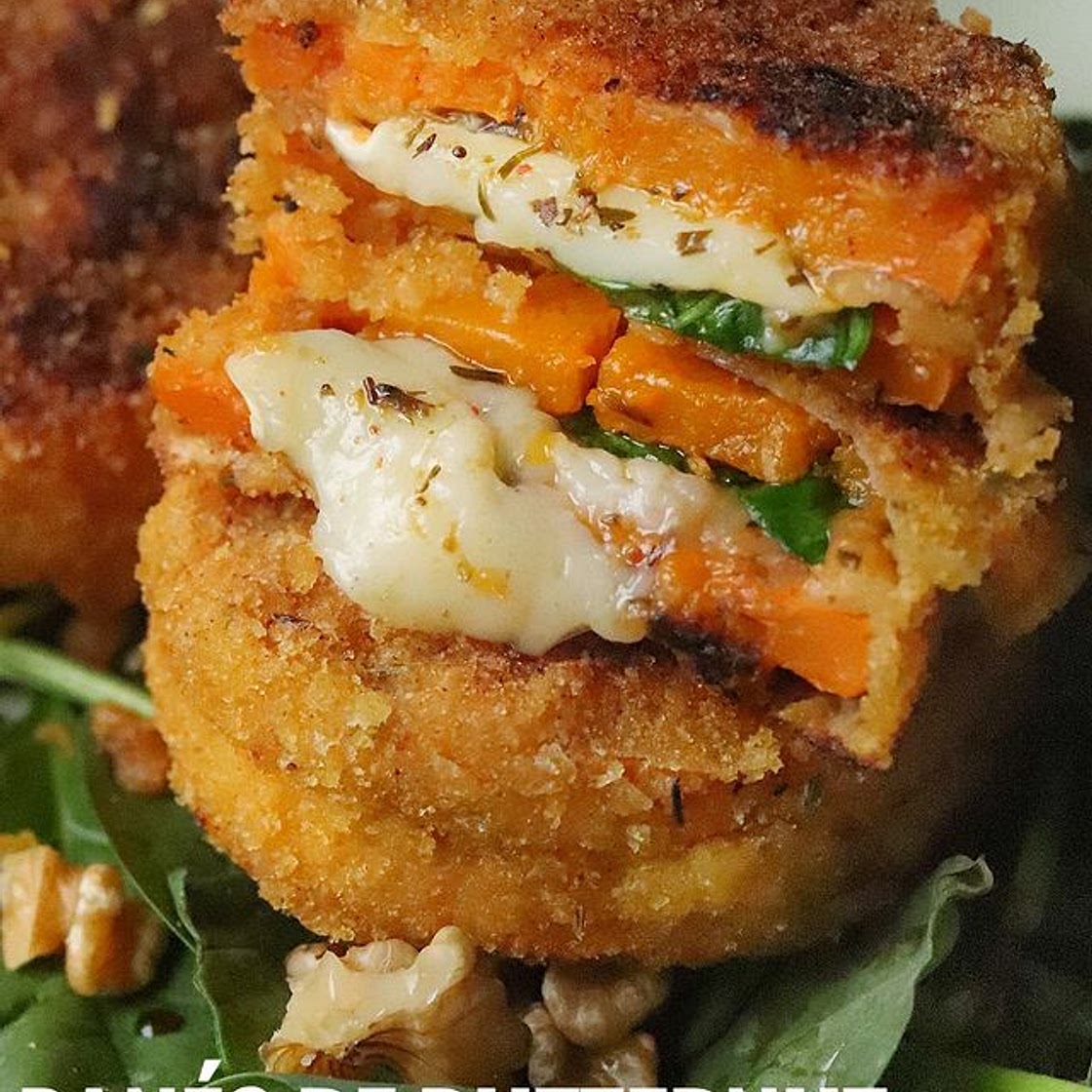 Panés de Butternut chèvre miel