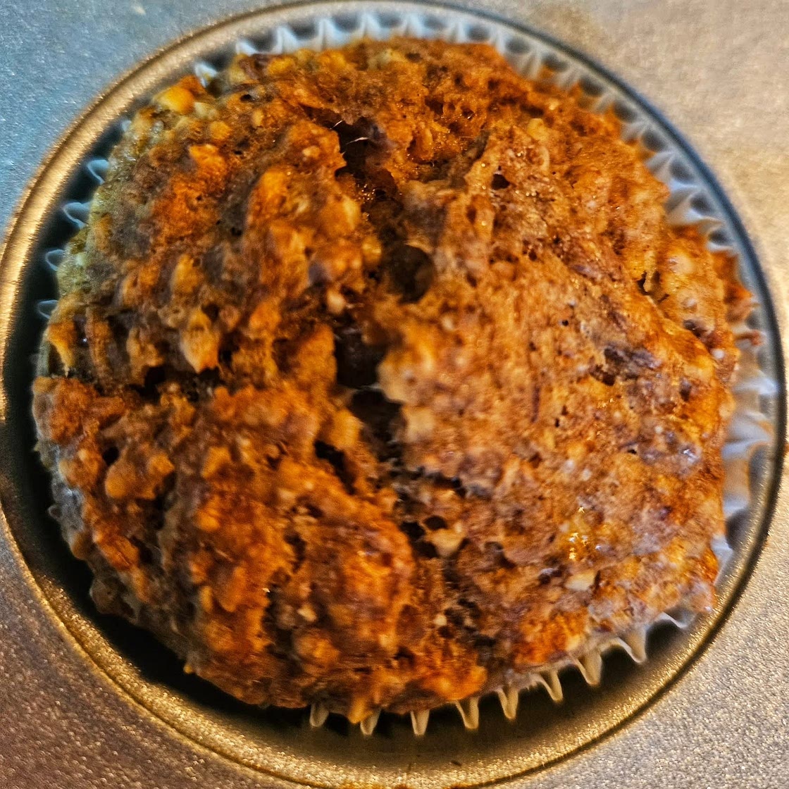 Oh So Fluffy Vegan Banana Oatmeal Muffins