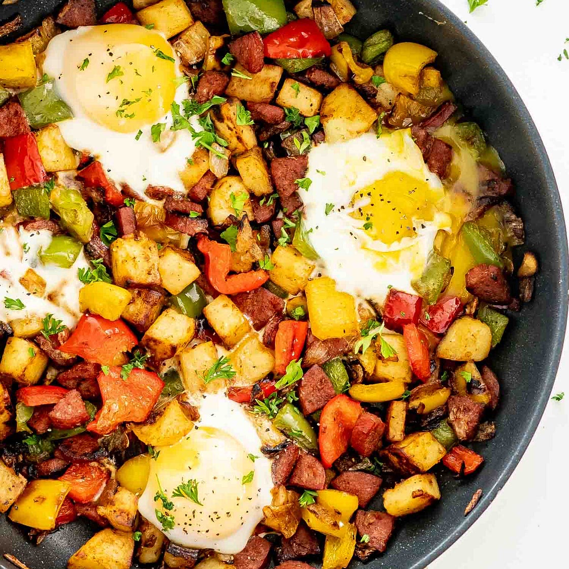 Sweet Potato Hash with Egg