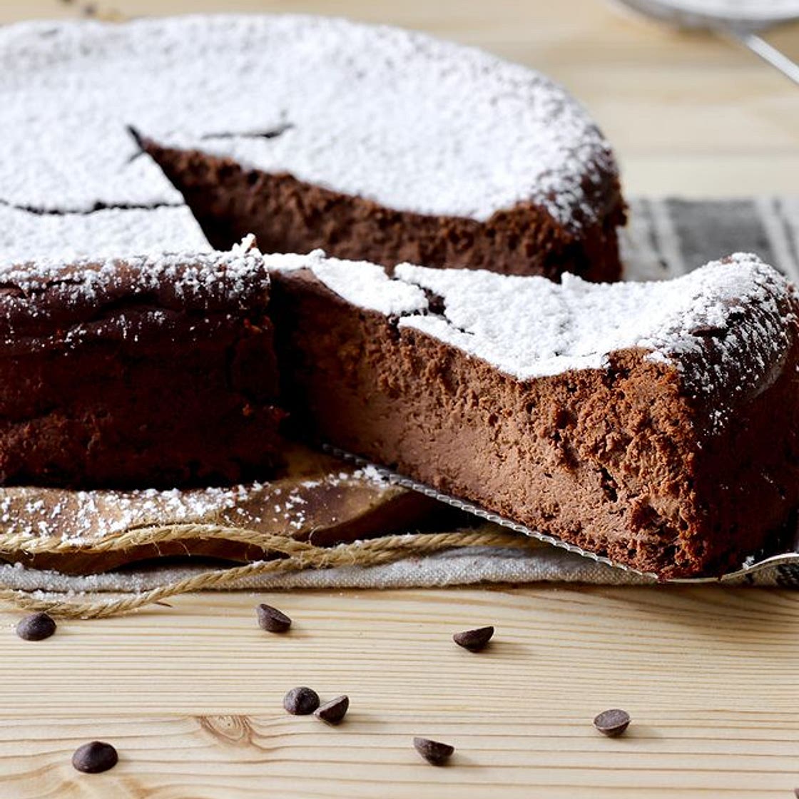 TORTA ALLA RICOTTA, ARANCIA E CIOCCOLATO