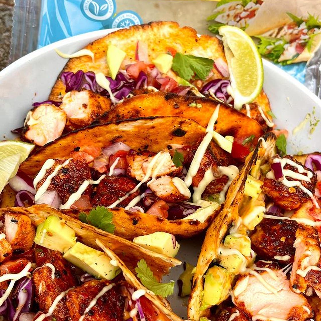 Cajun Salmon Tacos