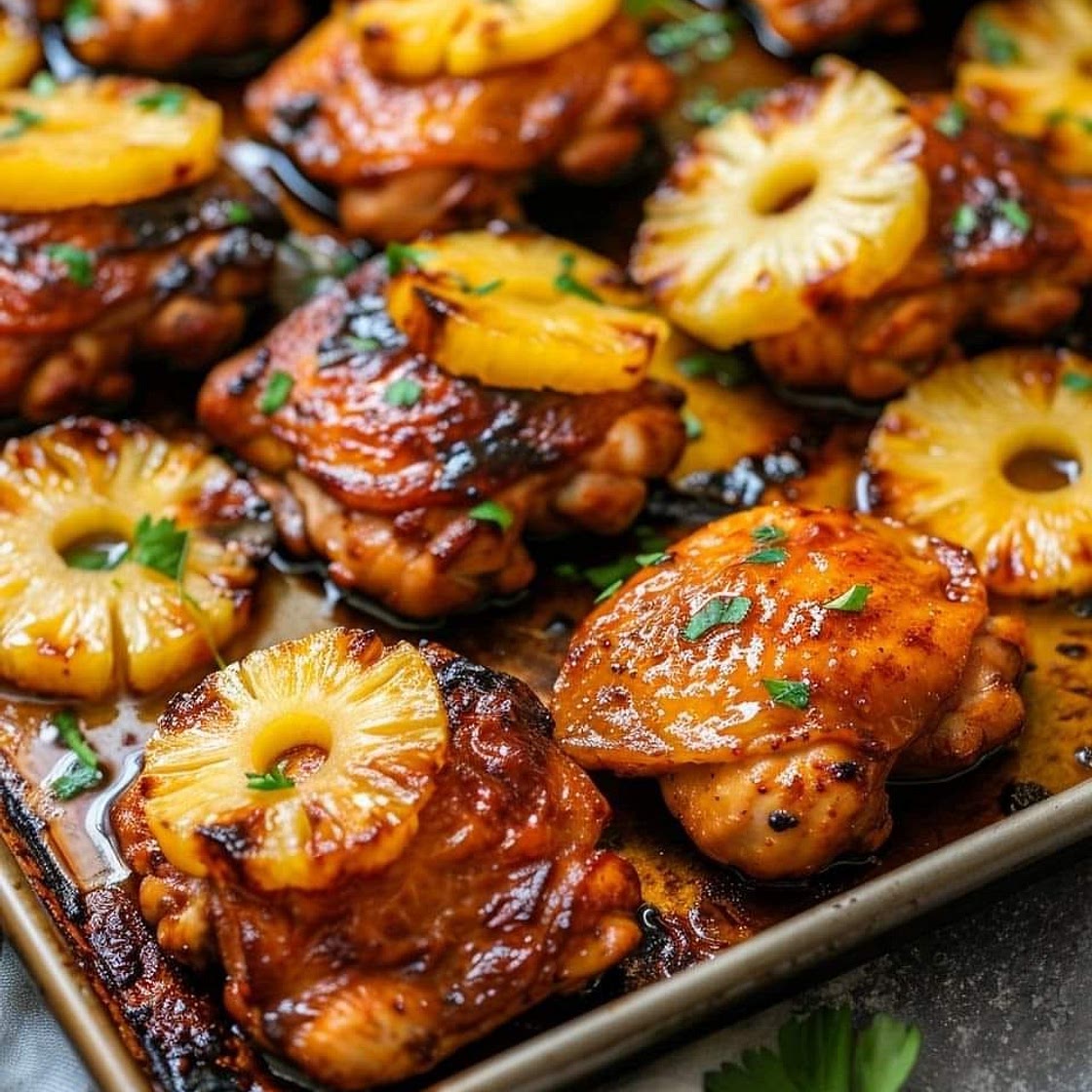 Pineapple chicken thighs 