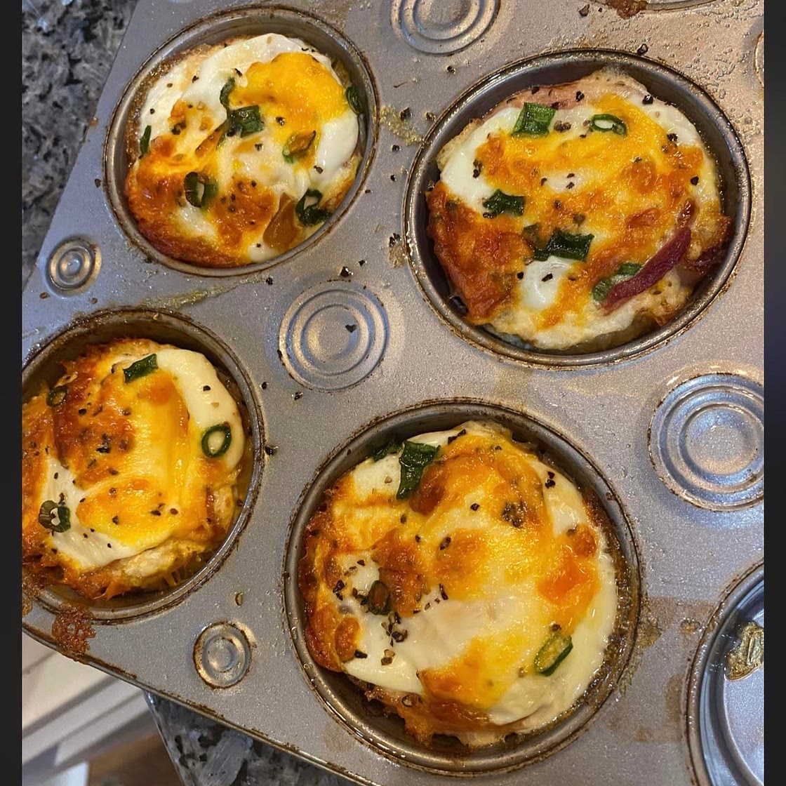 Bacon Egg and cheese cups