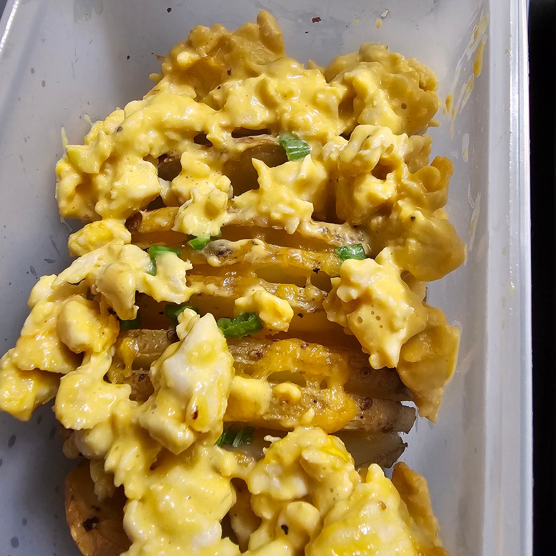 Cheesy chicken potato spirals