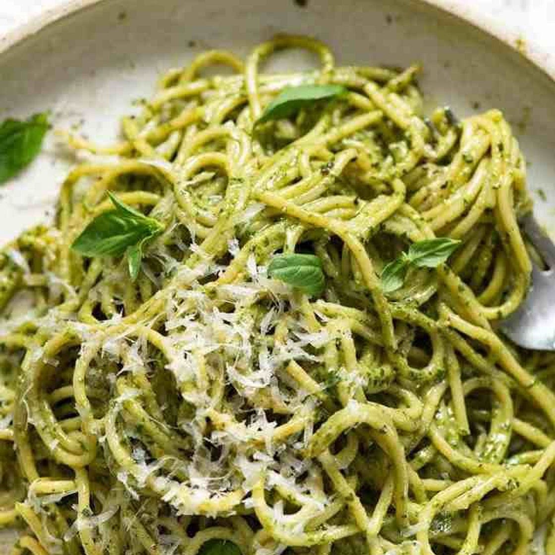 Vegan Pesto Pasta Recipe