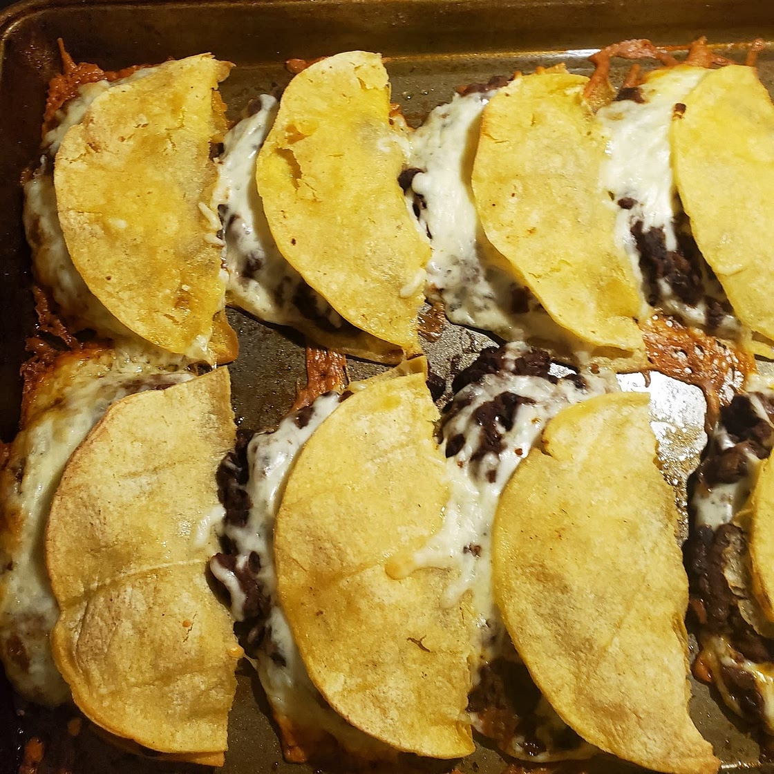 Crispy Sheet Pan Black Bean Tacos (Vegetarian)