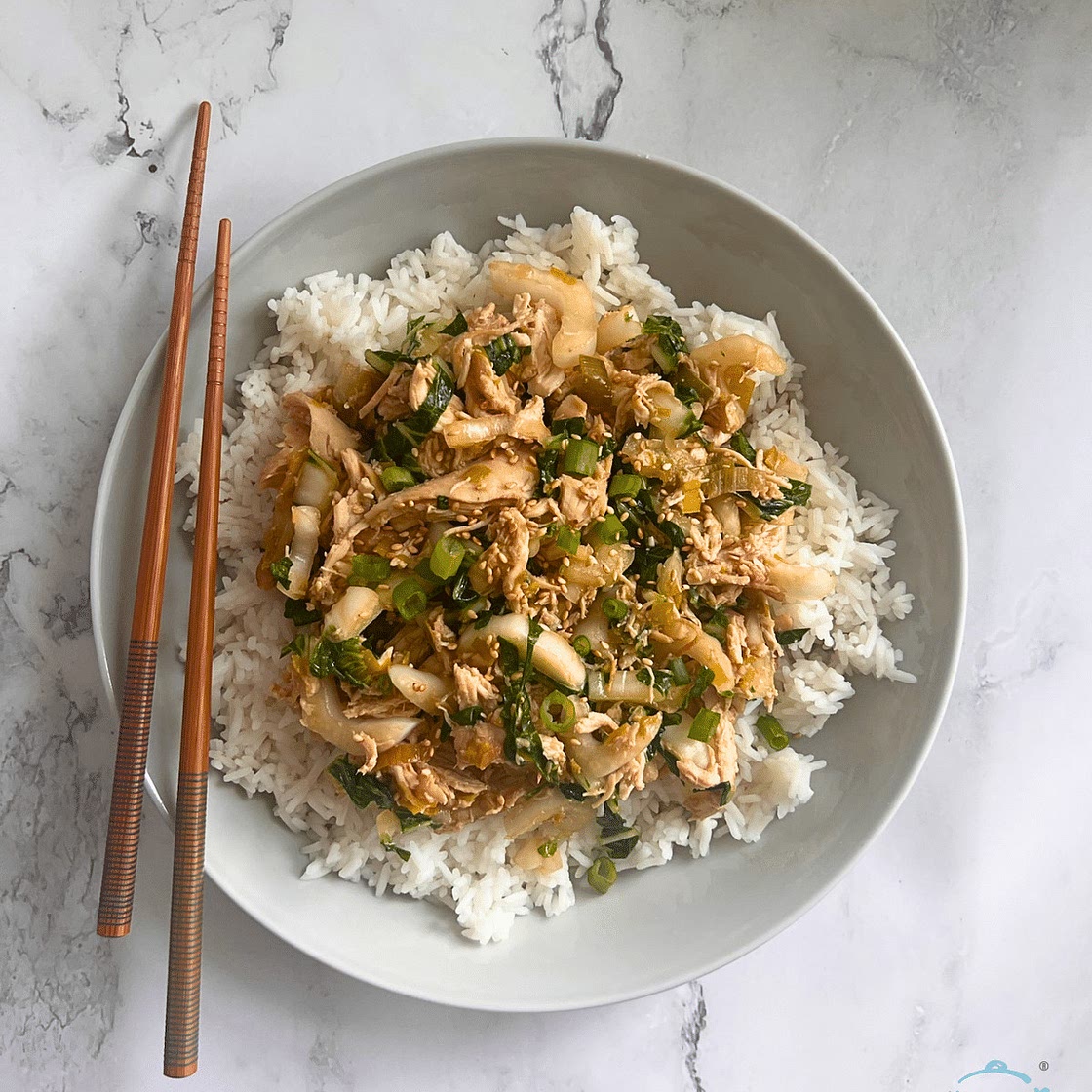 Leek and Ginger Chicken with Honey Glaze