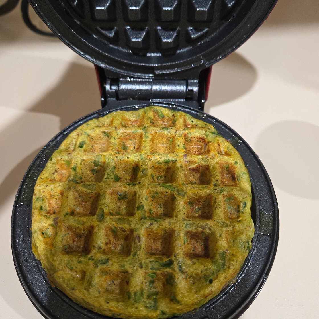 Mung daal waffle
