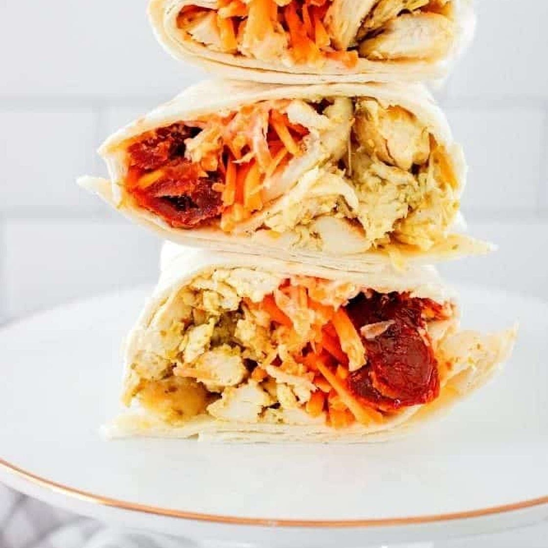 Pesto Chicken Wrap