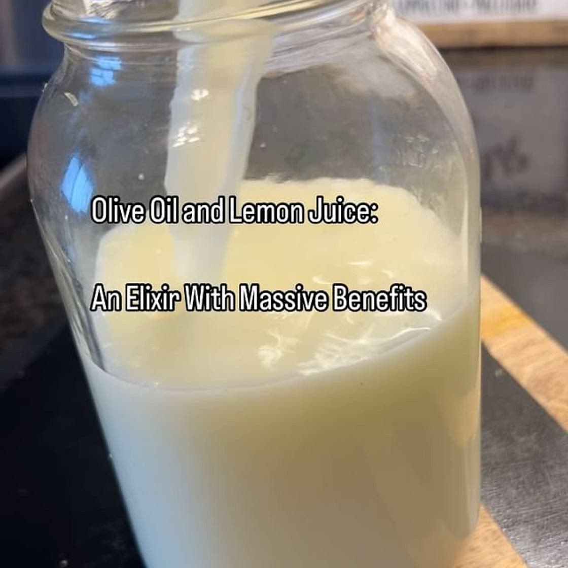 Lemon Olive Oil Elixir 🍯 🍋 🫚 
