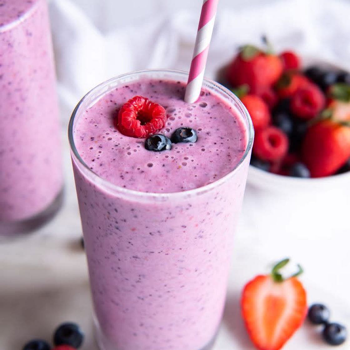 Berry Oat Smoothie