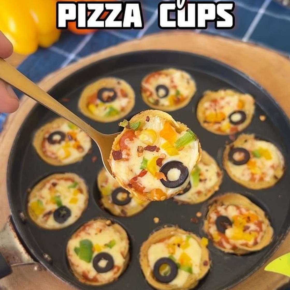 Healthy pizza cups 