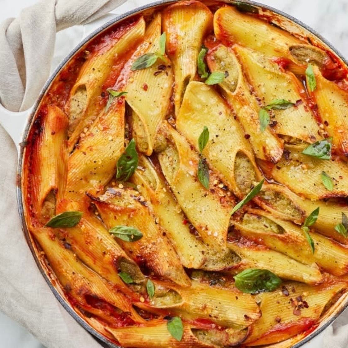 Tofu stuff pasta shells