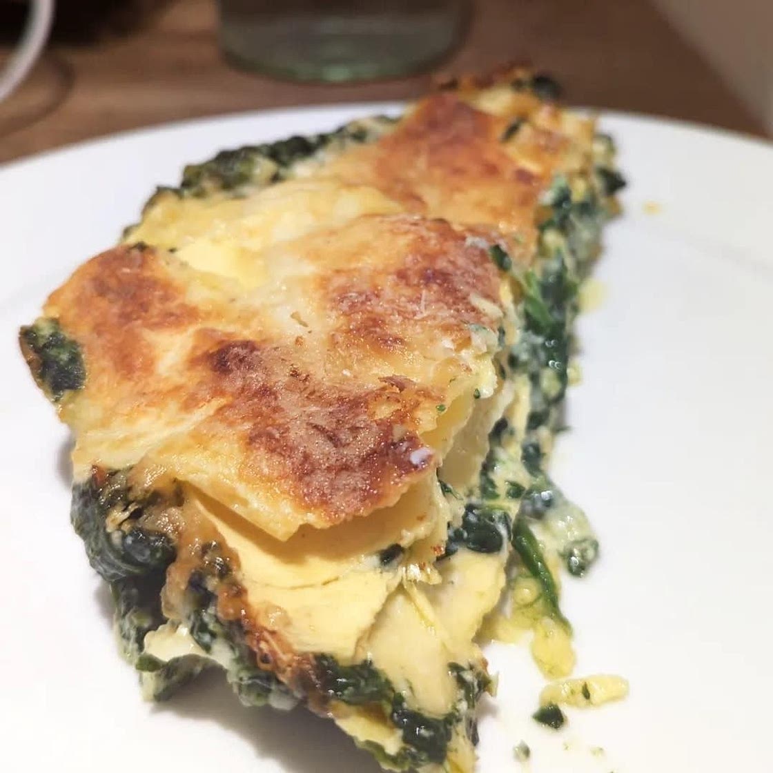 Spinach lasagne