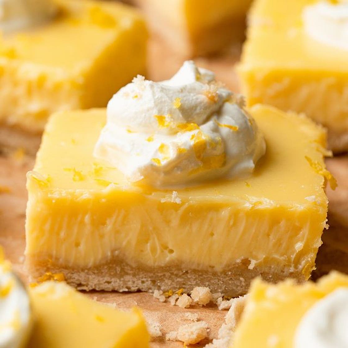 Cream cheese lemon bars