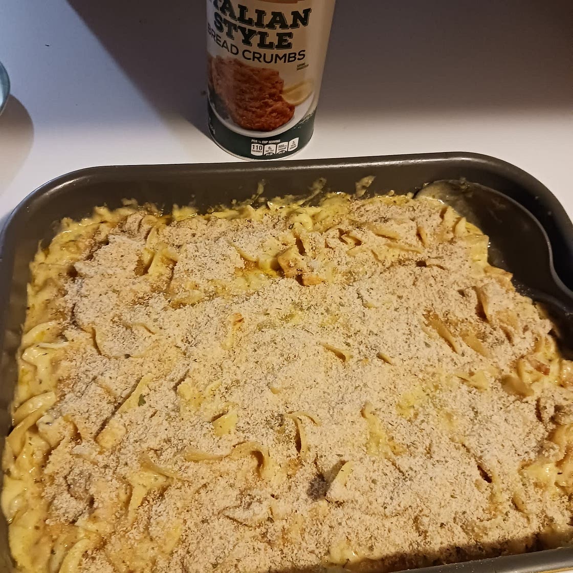 Creamy Chicken Pasta Casserole