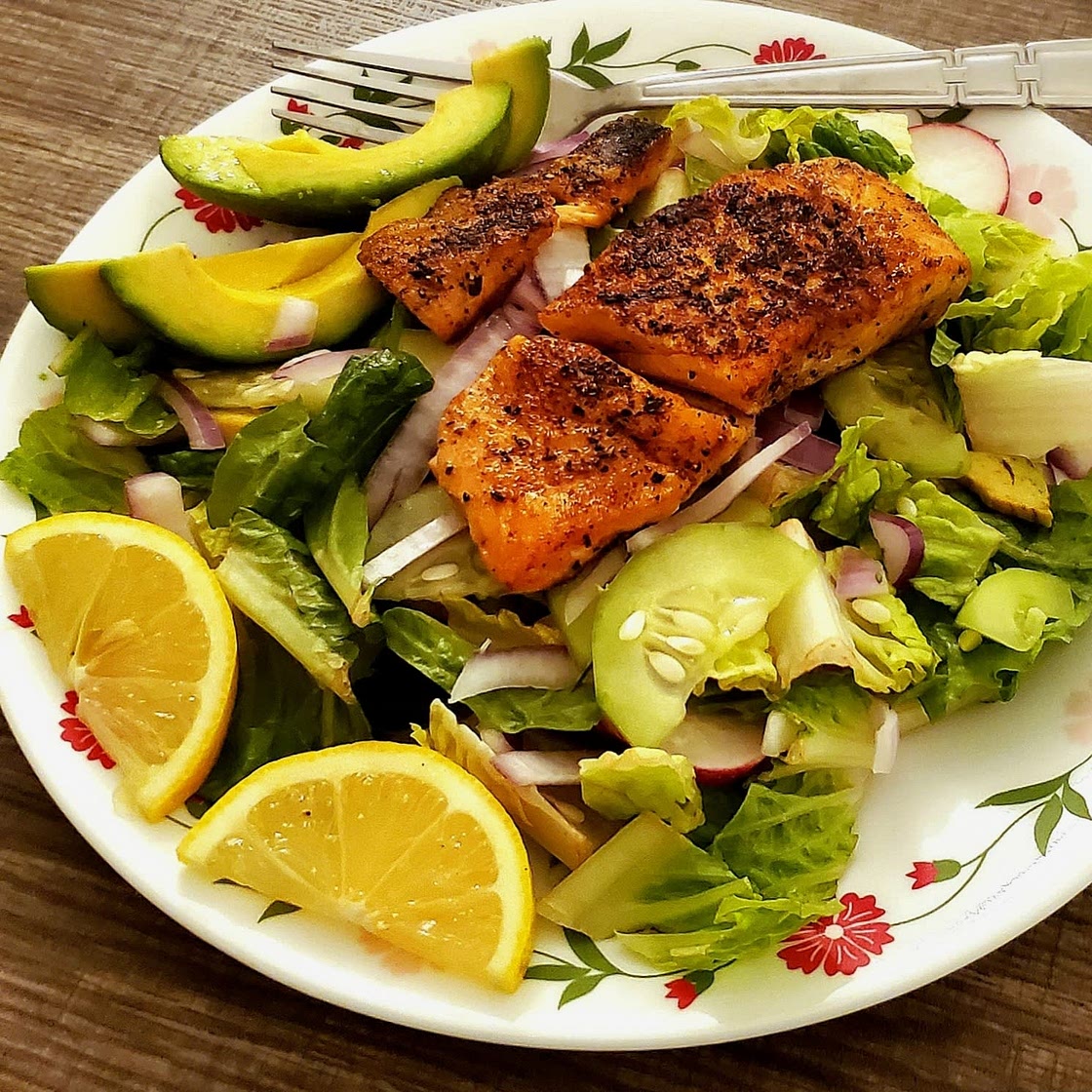 Avocado Salmon Salad Recipe