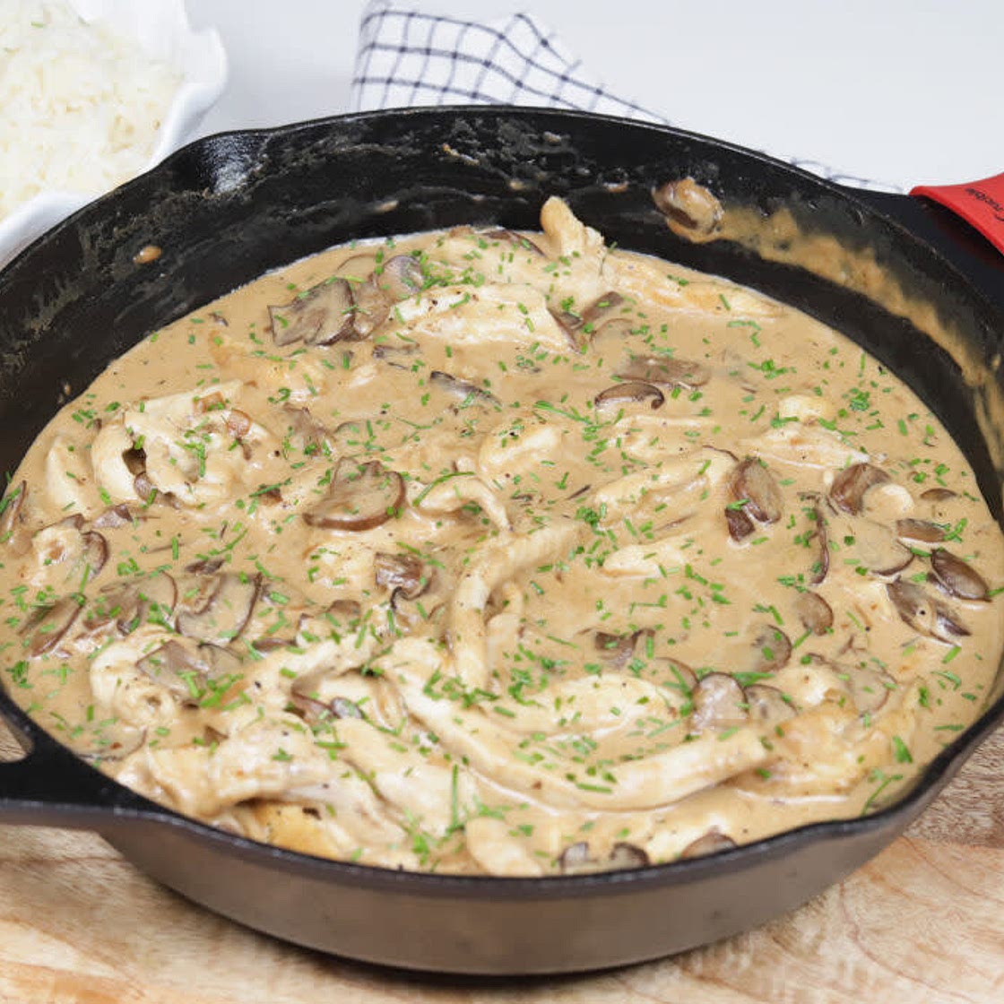 Strogonoff de Frango
