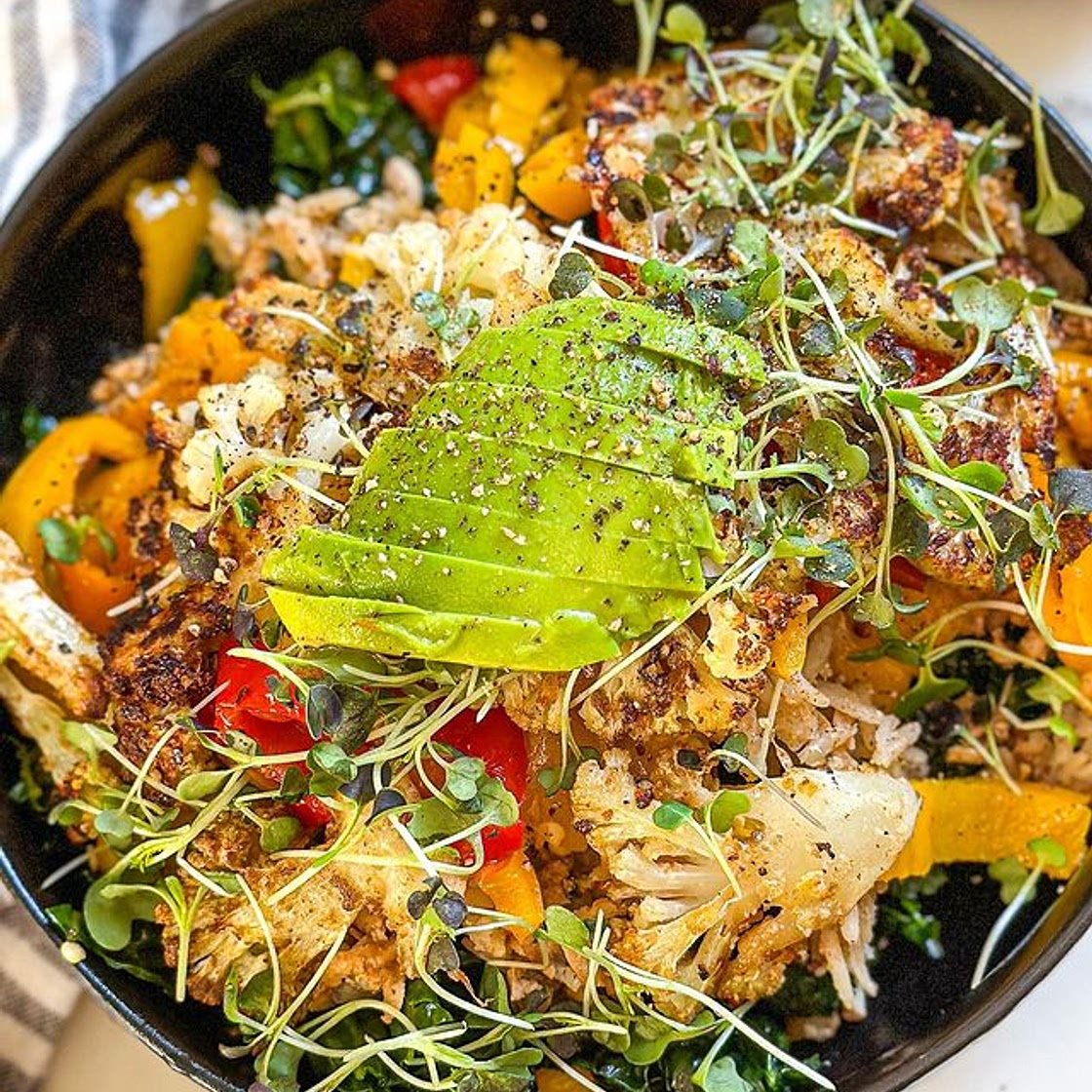 Vegan Cauliflower Sheet Pan Dinner 