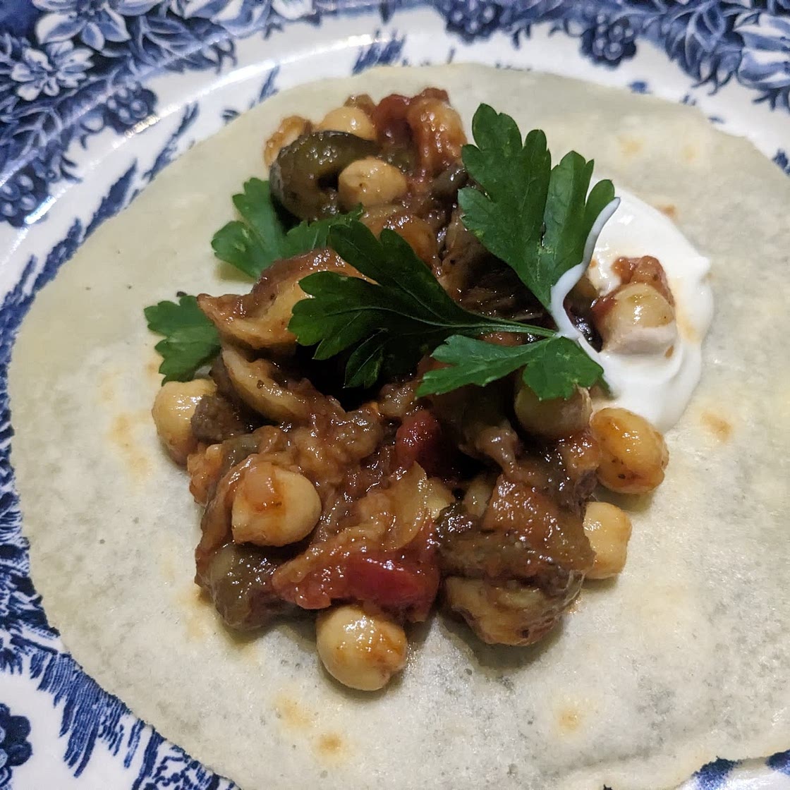 Lebanese Moussaka with Green Peppers