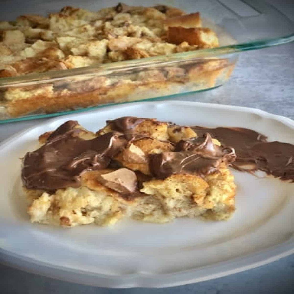 Effortless Banana Bread Pudding