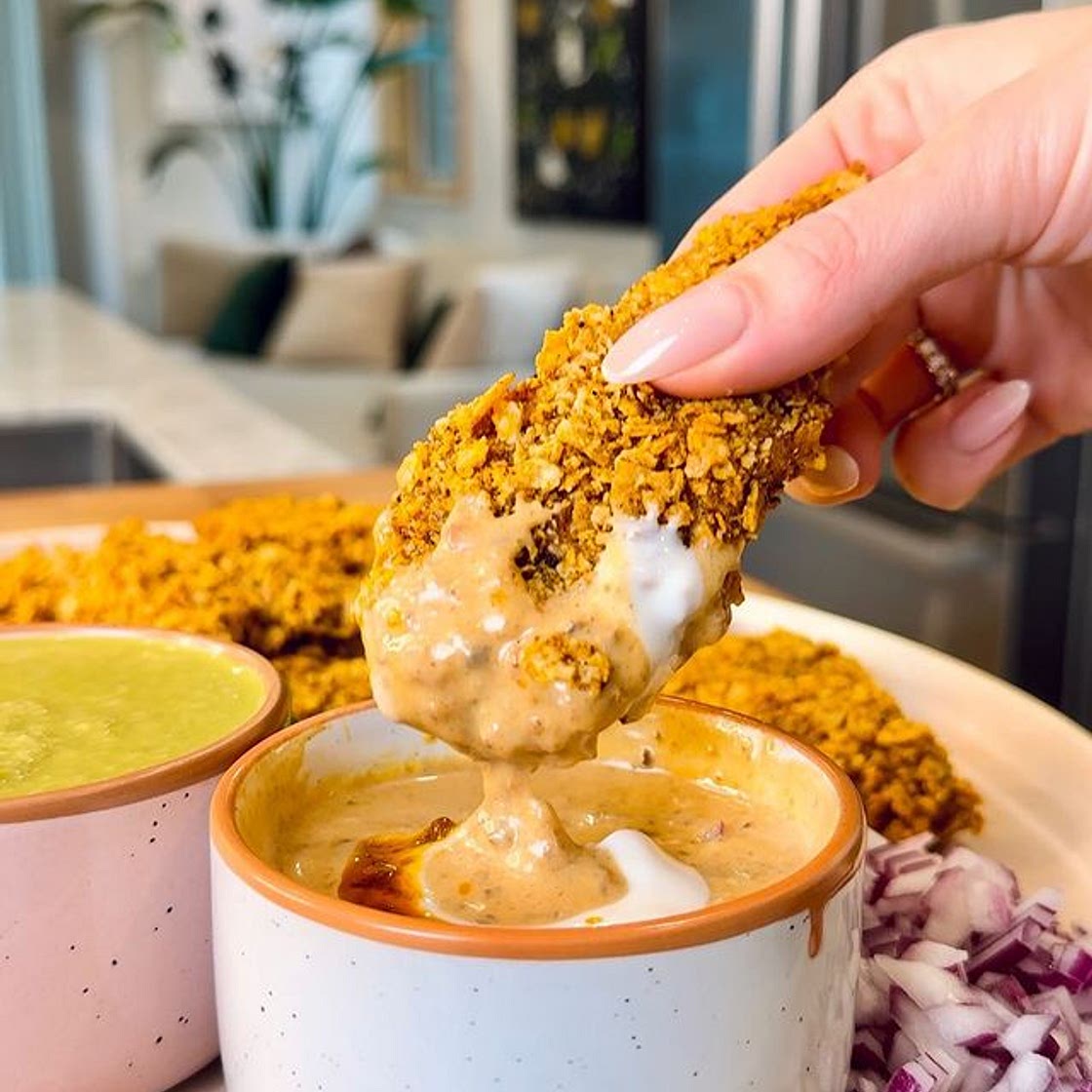 TACO CHICKEN TENDERS✨ add these grain-free, dairy-free, and egg-